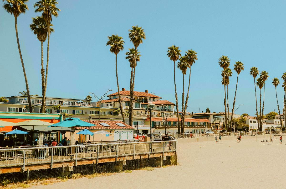 Playa de Santa Cruz en California