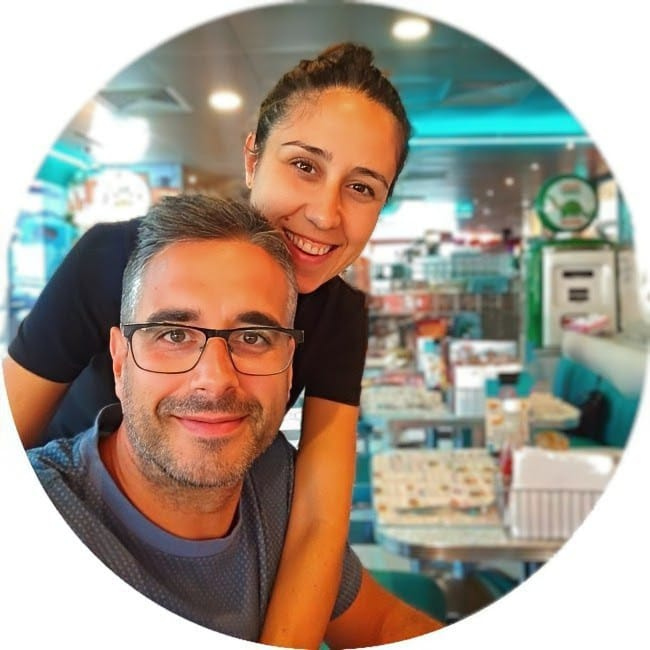 abigail y yo en un dinner