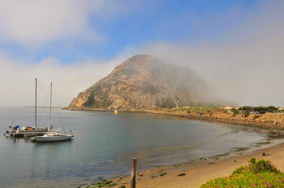Morro Rock en el Big Sur