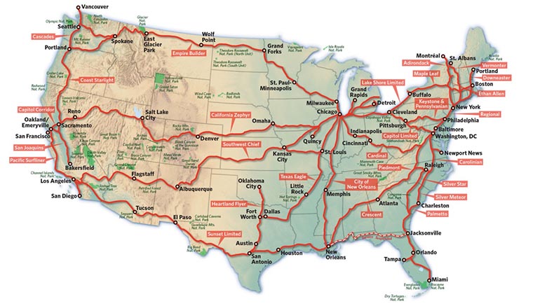 Mapa ruta Organizada EEUU