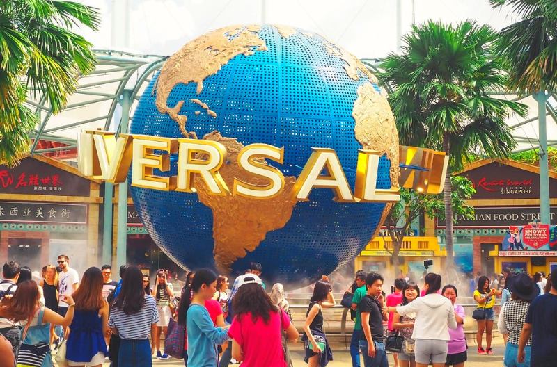 El parque Universal en Los Ángeles