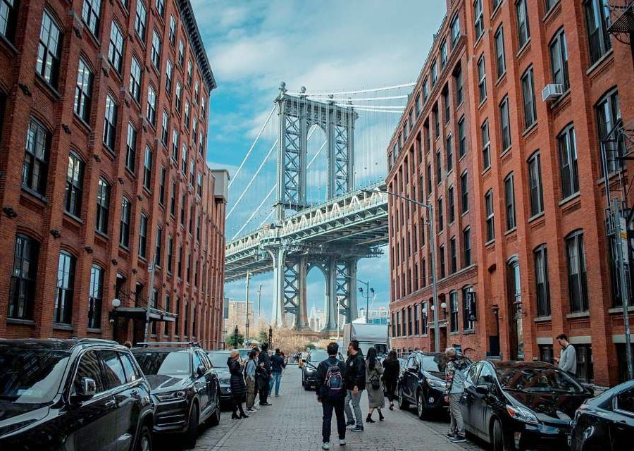 vistas desde dumbo hacia el puente